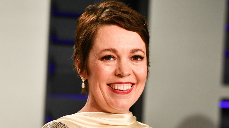 Olivia Colman smiling