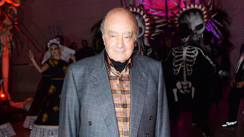 Mohamed Al-Fayed attending an event