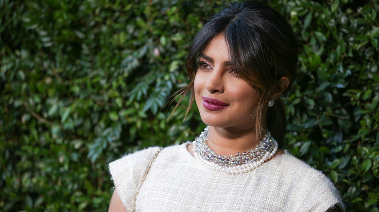 Priyanka Chopra in white dress