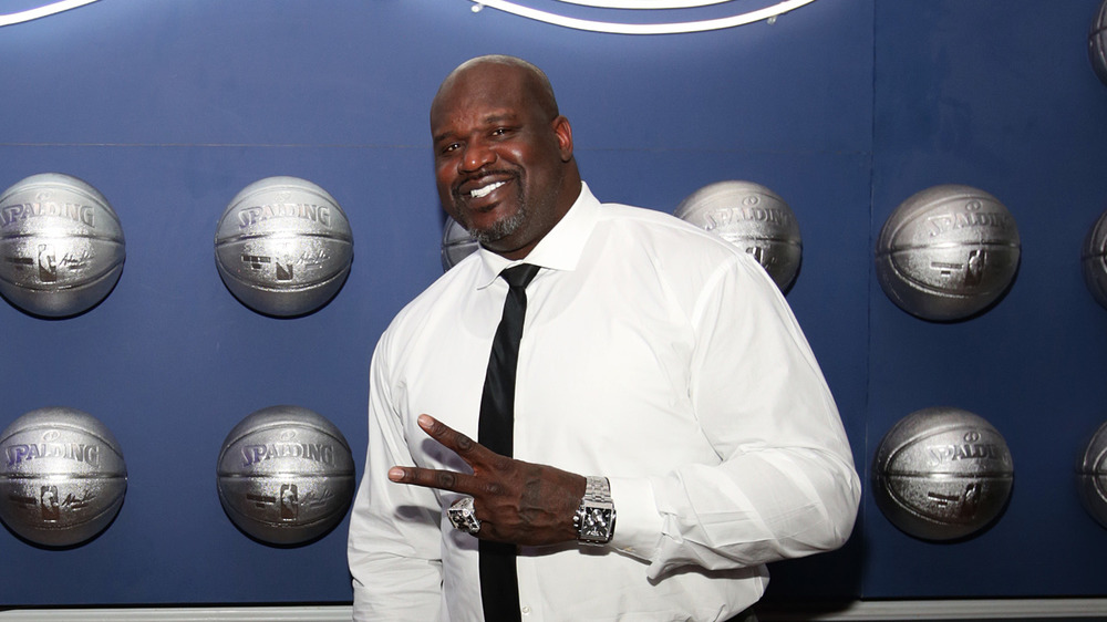 Shaquille O'Neal smiling