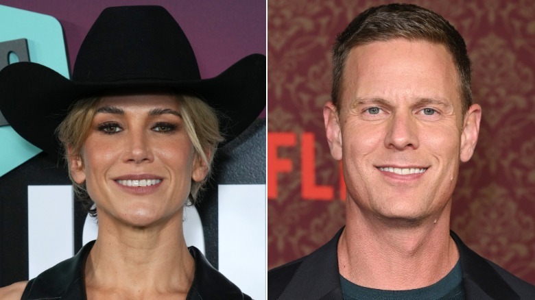 Split image of Jennifer Landon and Christopher Landon