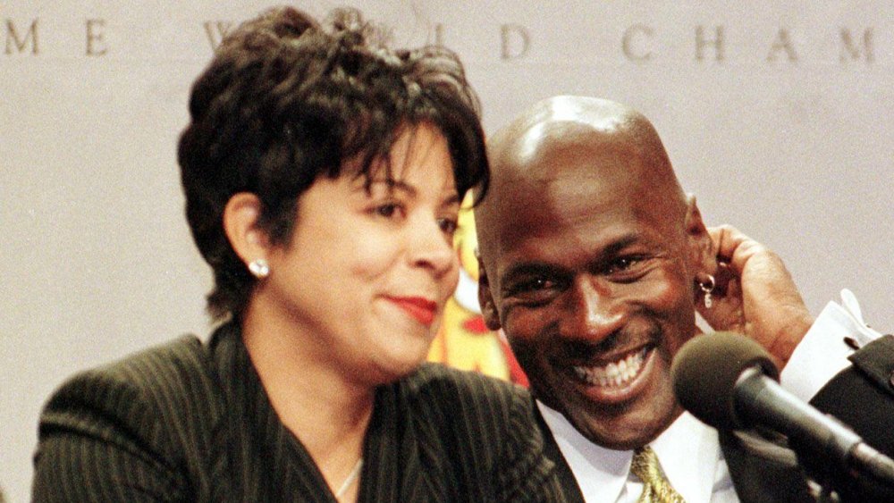 Michael Jordan and Juanita Vanoy