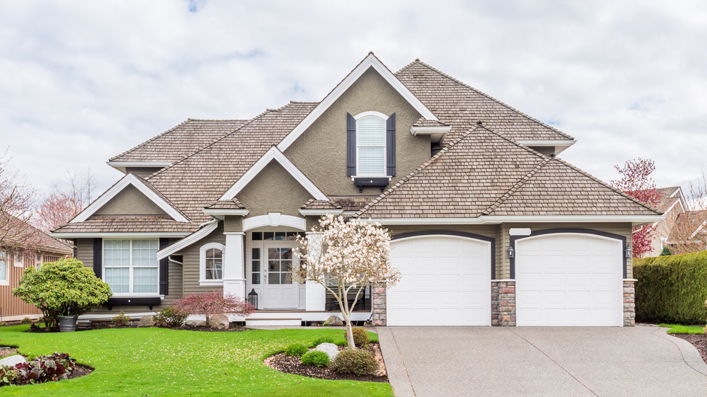 Exterior of a new home