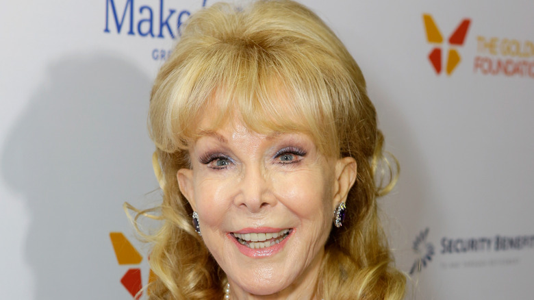 Barbara Eden smiling widely