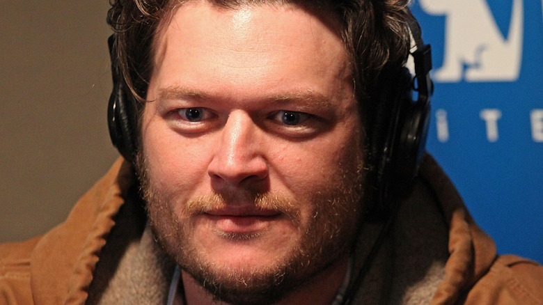 Blake Shelton in SiriusXM studio