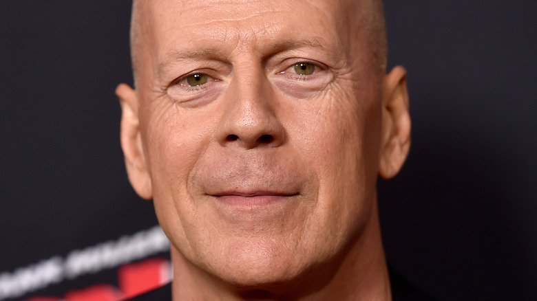 Bruce Willis smirking