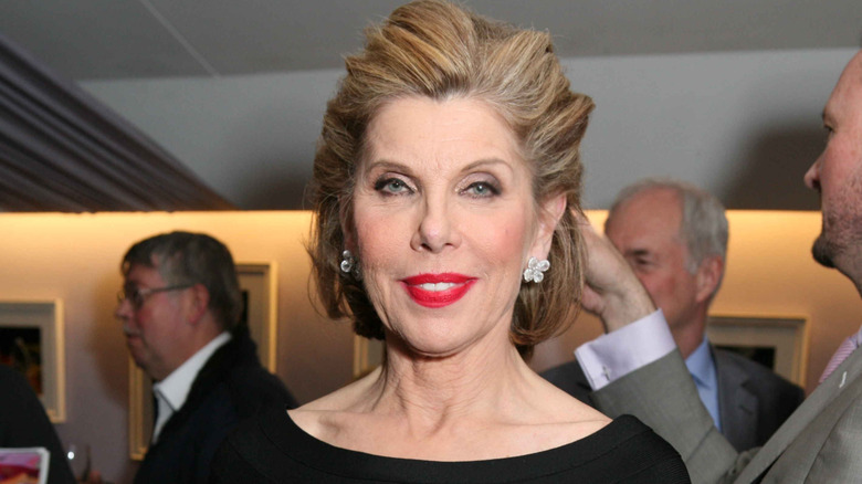 Christine Baranski at birthday party