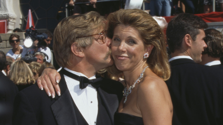 Christine Baranski with her husband