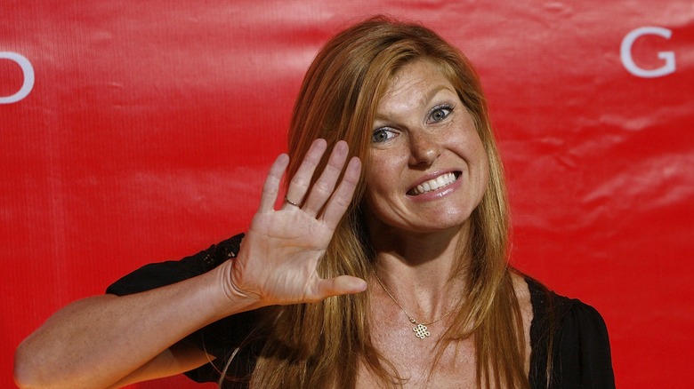 Connie Britton waving