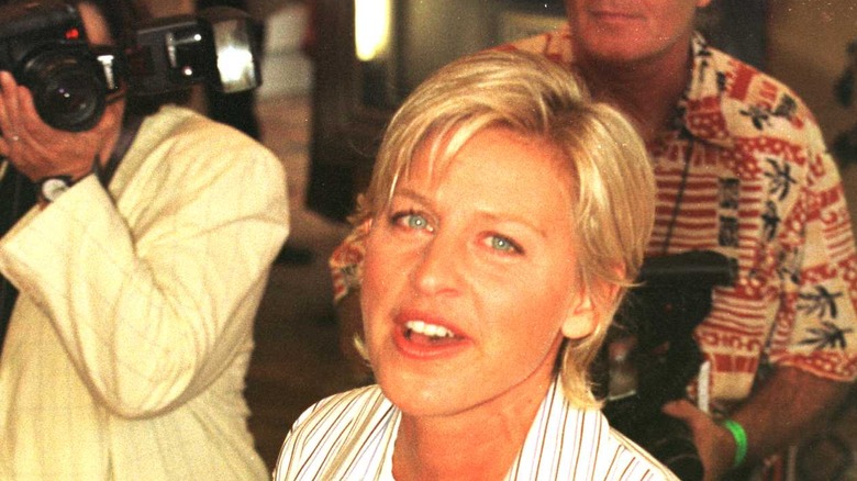 Ellen DeGeneres speaking
