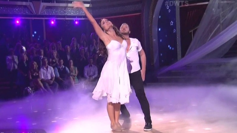 Danica McKellar on "Dancing with the Stars" in 2014