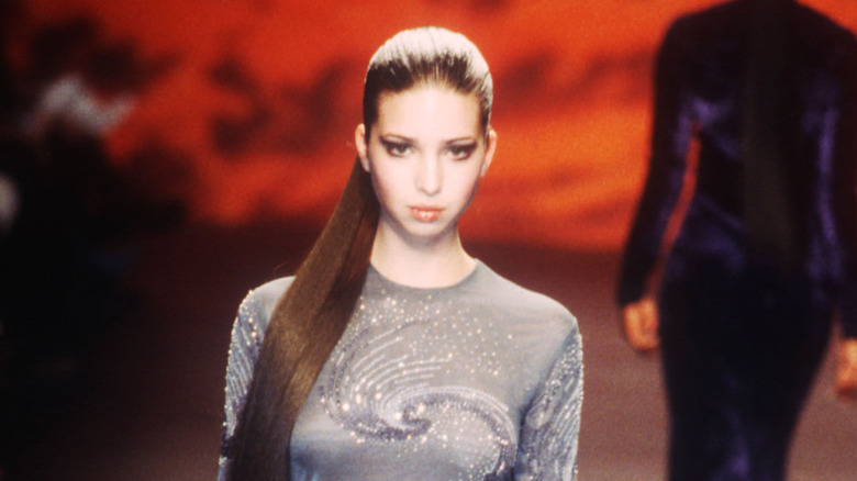Ivanka Trump on the runway, 1999