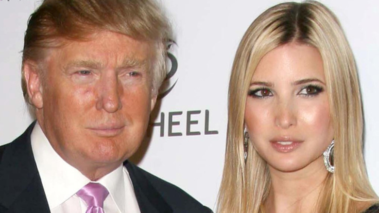 Donald, Ivanka Trump posing together