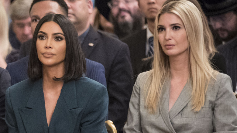 Kim Kardashian, Ivanka Trump at White House event