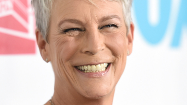 Jamie Lee Curtis smiling