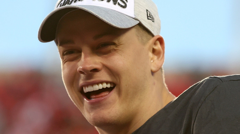 Joe Burrow smiling 