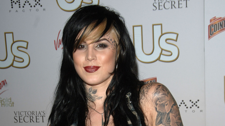 Young Kat Von D posing