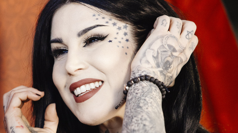 Kat Von D smiling