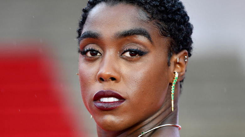 Lashana Lynch at a premiere