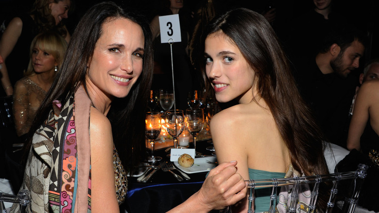 Andie MacDowell and Margaret Qualley