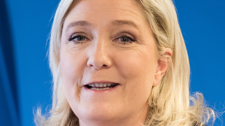 Marine Le Pen smiling 