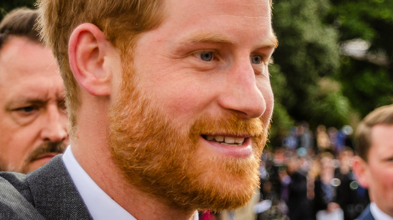 Prince Harry smiling