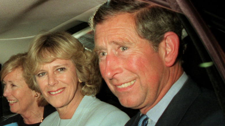 Camilla Parker Bowles and Prince Charles smiling