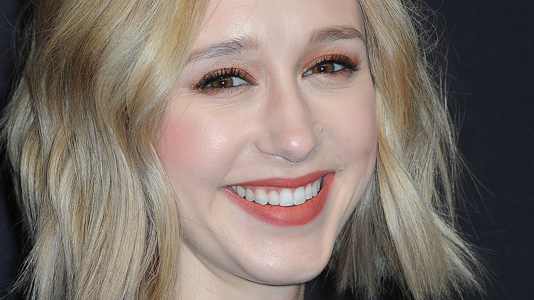 Taissa Farmiga smiling