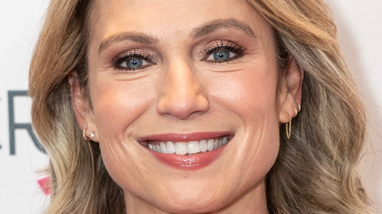 Amy Robach smiling in October 2022