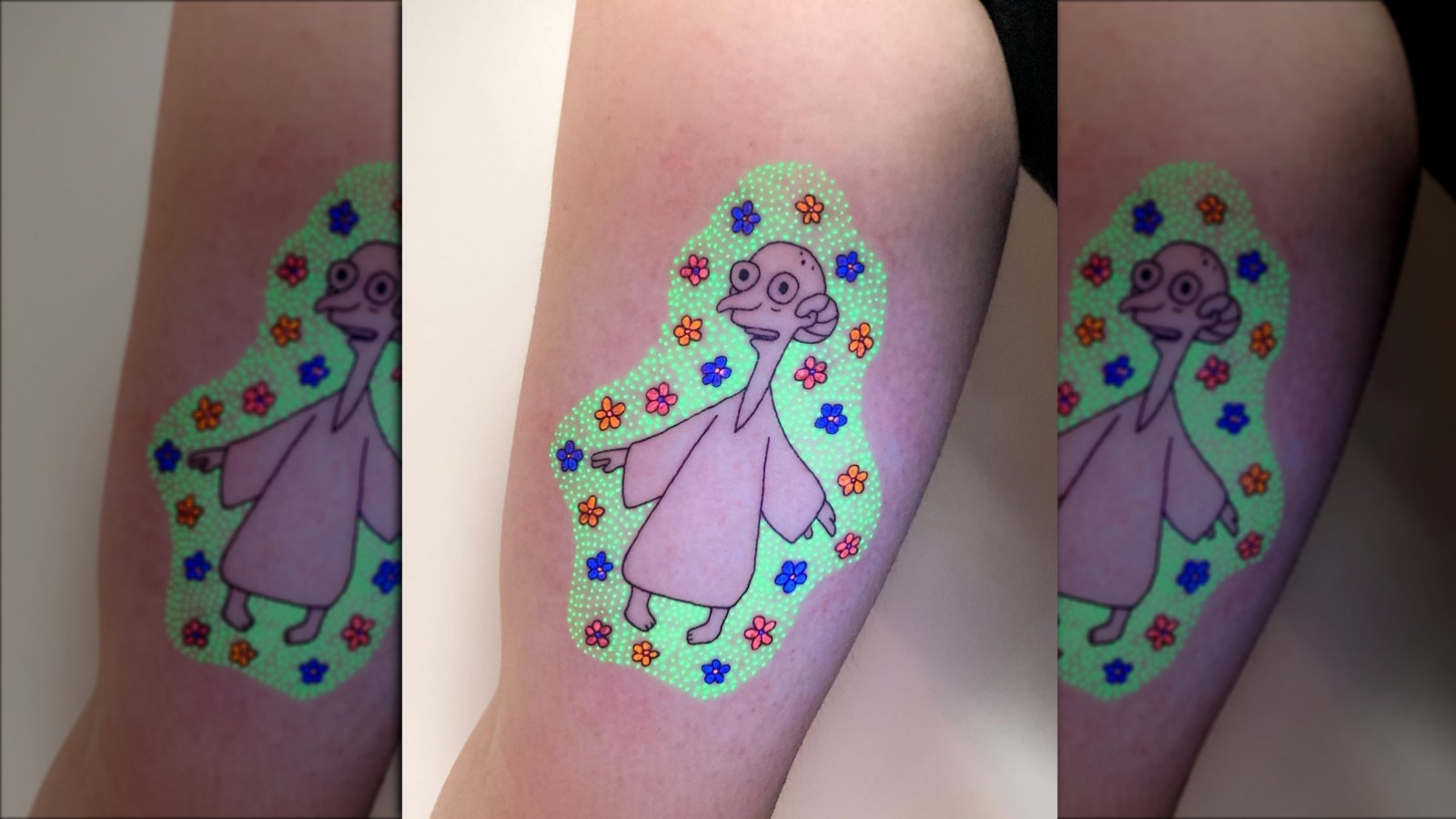 All You Need To Know About Black Light Tattoos, According to Tattoo Artists