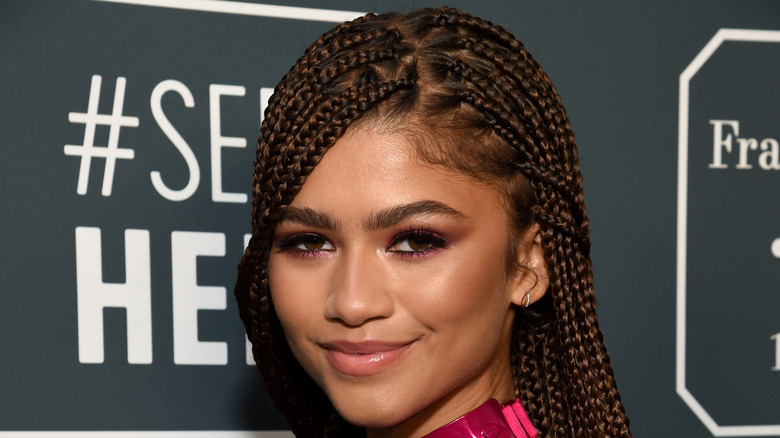 Zendaya wearing box braids