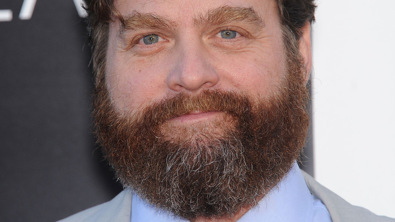 Zach Galifianakis smiling 