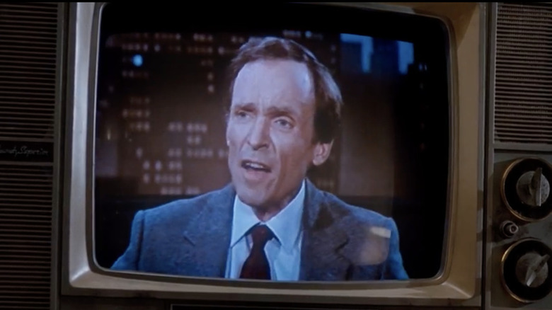 Dick Cavett in a scene from "A Nightmare on Elm Street 3: Dream Warriors"