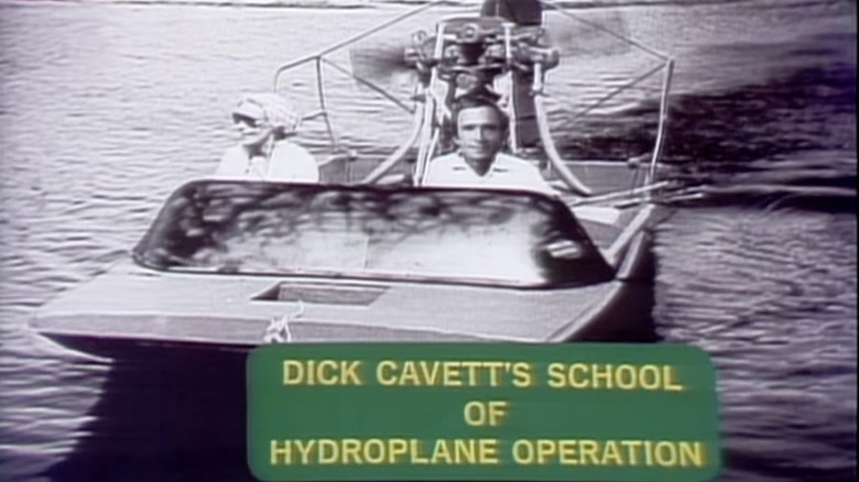 Dick Cavett in SNL sketch for Dick Cavett's School of Hydroplane Operation