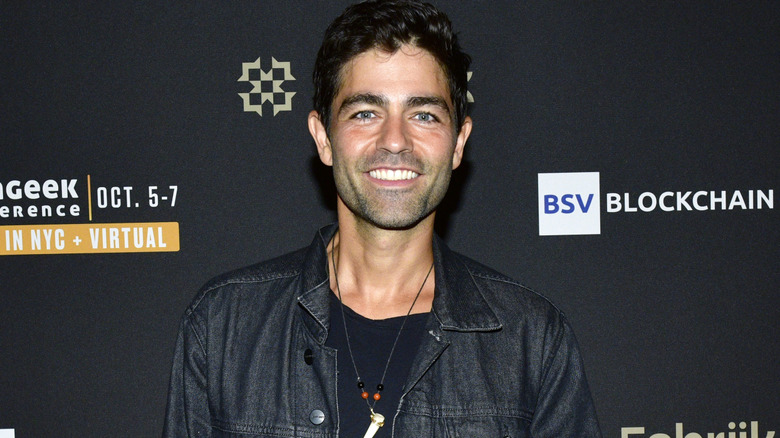 Adrian Grenier smiling at CoinGeek Cocktail party