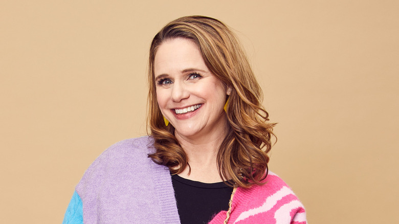 Andrea Barber smiling