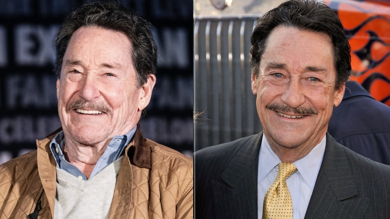 Split image of older Peter Cullen and younger Peter Cullen