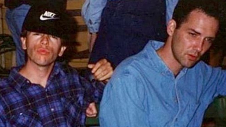 David Spade and Norm MacDonald hanging out in their younger years