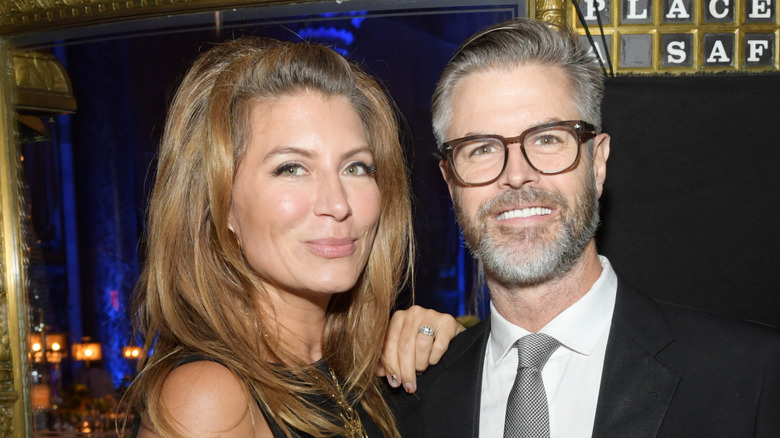 Genevieve Gorder and Christian Dunbar posing at an event together in 2019
