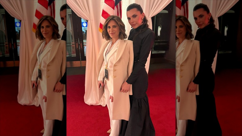 Jillian Michaels with DeShanna Marie Minuto at a White House event
