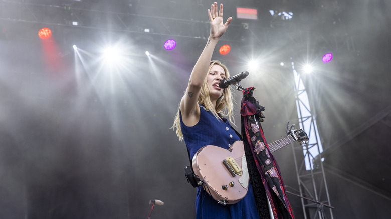 Lennon Stella performing at the 2022 Shaky Knees Festival in Atlanta