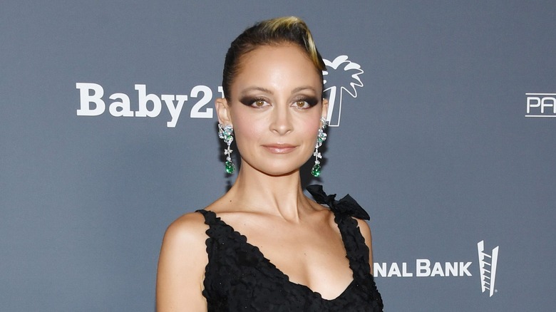 Nicole Richie staring intently into camera