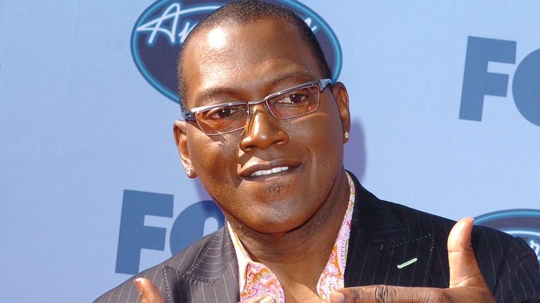 Randy Jackson on the red carpet in 2005