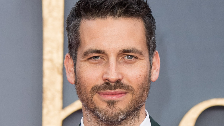 Rob James-Collier on the red carpet