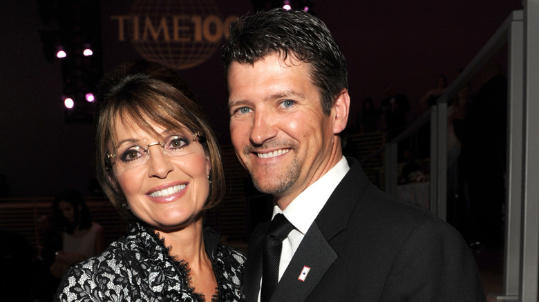 Sarah Palin and her husband, Todd Palin, at an event in 2010