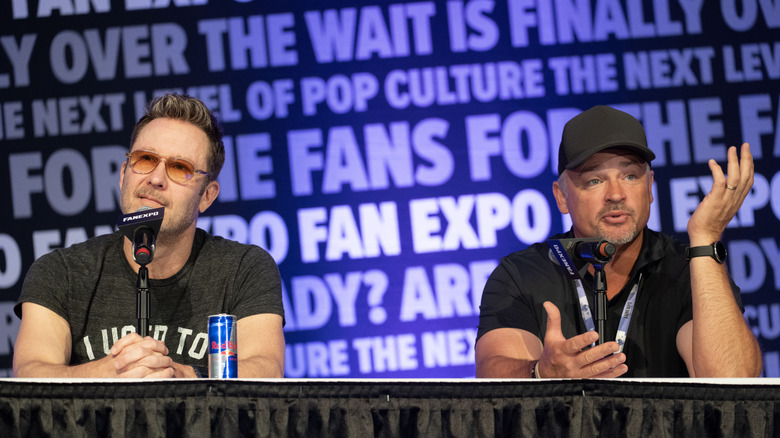 Michael Rosenbaum and Tom Welling at 2025 FanExpo
