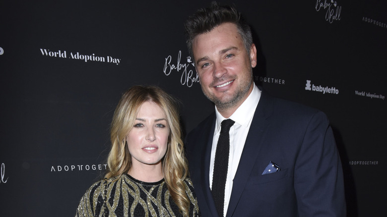 Tom Welling with wife Jessica Rose Welling at the 2017 Adopt Together Baby Ball