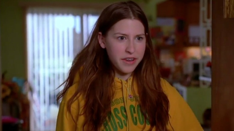 Eden Sher during scene of 
