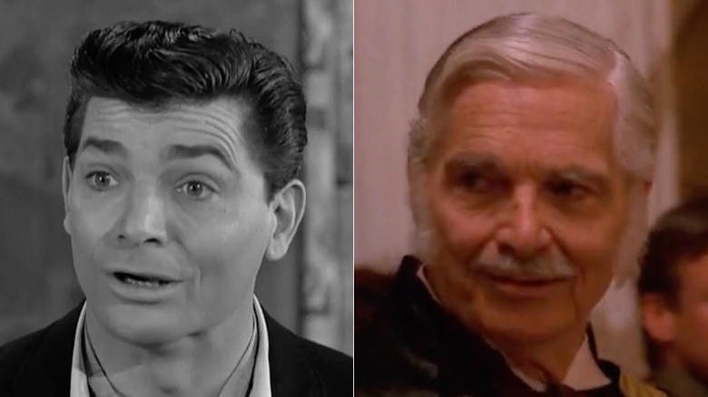 Split image of Larry Pennell in The Beverly Hillbillies, and in an episode of Firefly