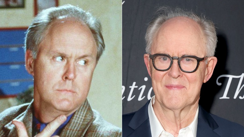Split image of John Lithgow in 3rd Rock from the Sun and in 2026